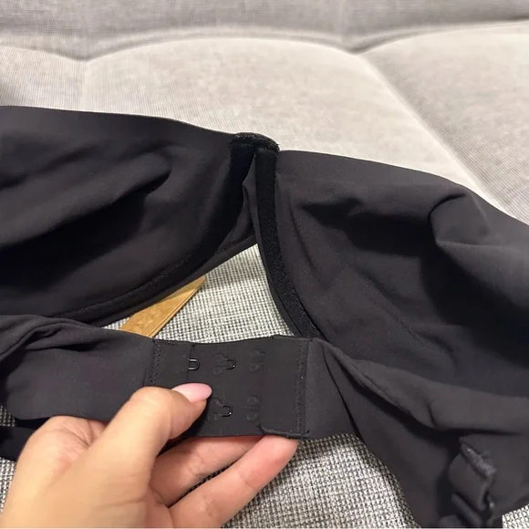 NWT SKIMS 32DDD Onyx/Black Fits Everybody Unlined Demi Bra - Picture 8 of 8